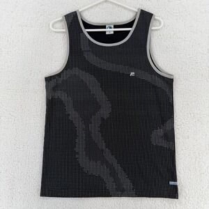 Vintage T&C Surf Designs Tank Top Shirt Mens Medium Black Gray 90s RUNS SMALL